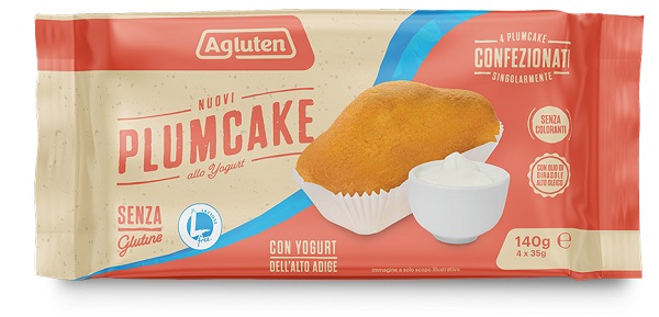 AGLUTEN NUOVI PLUMCAKE YOGURT 4 PEZZI DA 35 G - Farmafamily.it