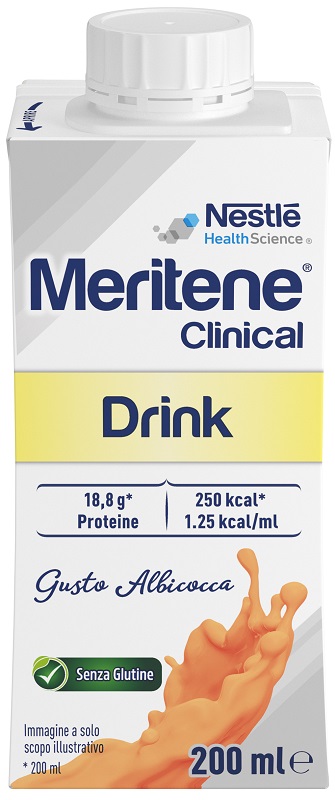 MERITENE DRINK CLINICAL ALBICOCCA 200 ML - Farmafamily.it