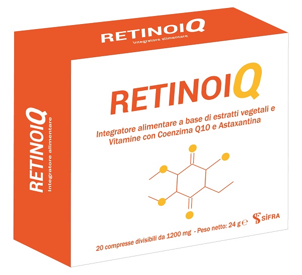RETINOIQ 20 COMPRESSE DIVISIBILI DA 1200 MG - Farmafamily.it