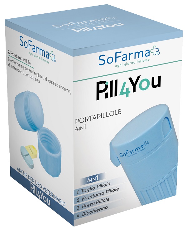 PILL4YOU PORTAPILLOLE 4 IN 1 SOFARMAPIU' - Farmafamily.it