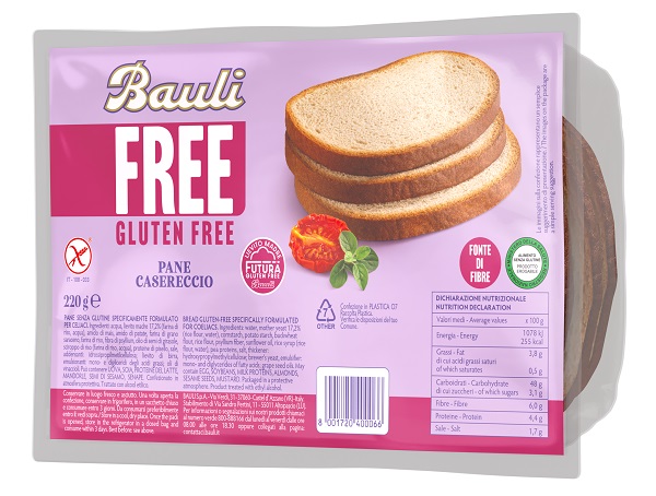 BAULI FREE PANE CASERECCIO 220 G - Farmafamily.it
