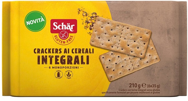 SCHAR CRACKERS CEREALI INTEGRALI 6 PEZZI DA 35 G - Farmafamily.it