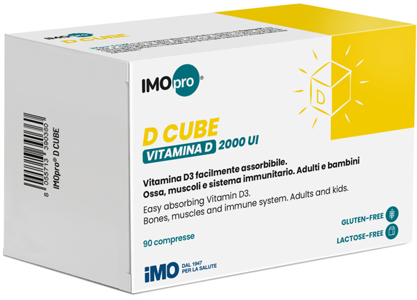 IMOPRO D CUBE 90 COMPRESSE 600 MG - Farmafamily.it