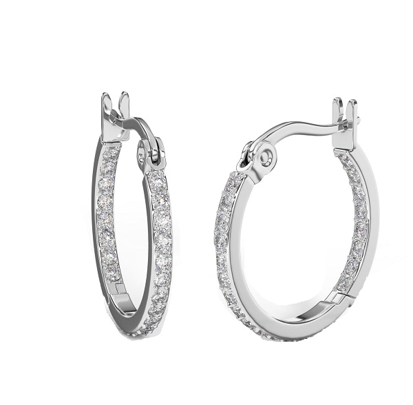 BJT406 ORECCHINI HOOP 20MM STAINLESS STEEL - Farmafamily.it