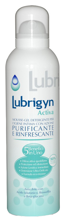 LUBRIGYN ACTIVA MOUSSE-GEL DETERGENTE 150 ML - Farmafamily.it