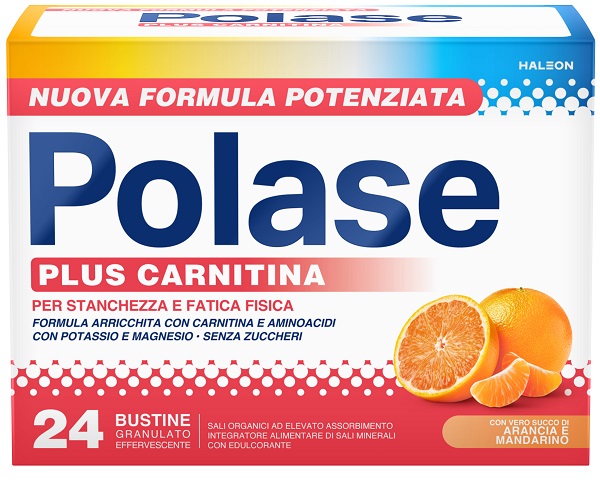 POLASE PLUS CARNITINA 24 BUSTINE GRANULATO EFFERVESCENTE DA 6,8 G - Farmafamily.it