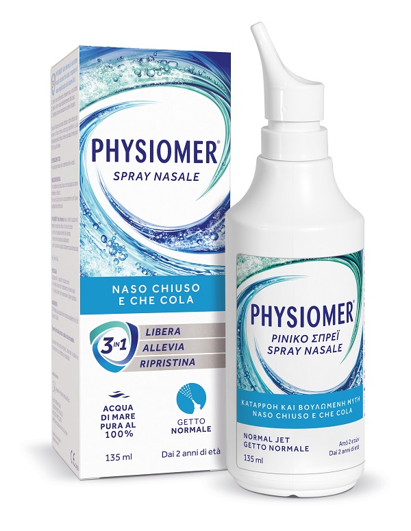 SPRAY NASALE PHYSIOMER GETTO NORMALE 135 ML - Farmafamily.it