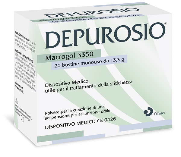 DEPUROSIO 20 BUSTINE DA 13,3 G SENZA GLUTINE SENZA LATTOSIO - Farmafamily.it