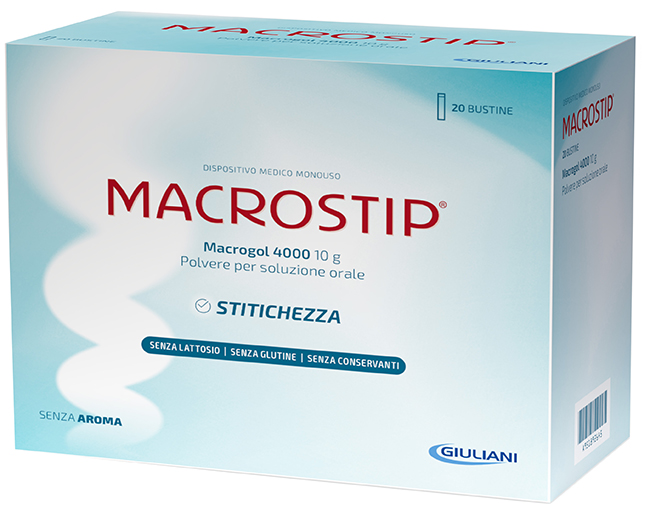 MACROSTIP 20 BUSTINE 10 G SENZA GLUTINE SENZA LATTOSIO - Farmafamily.it