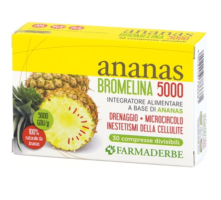 ANANAS BROMELINA 5000 30 COMPRESSE - Farmafamily.it