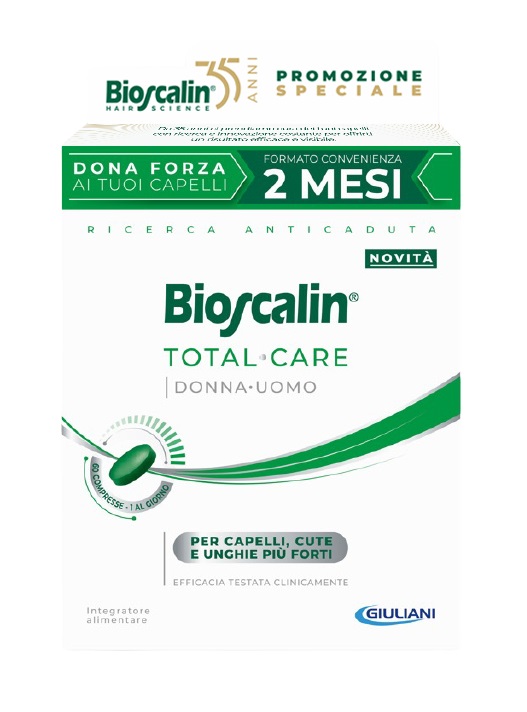 BIOSCALIN TOTAL CARE 60 COMPRESSE PROMO - Farmafamily.it
