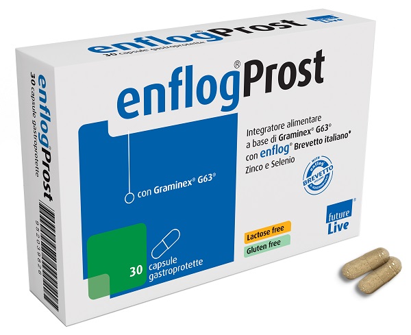 ENFLOGPROST 30 CAPSULE GASTROPROTETTE SENZA GLUTINE NATURALMENTE PRIVO DI LATTOSIO - Farmafamily.it