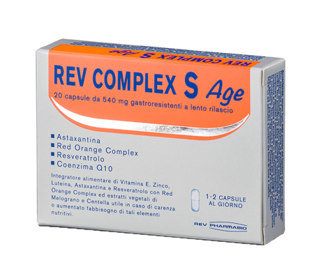 REV COMPLEX S AGE 20 CAPSULE - Farmafamily.it