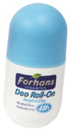 FORHANS COSMETIC ROLL-ON INVISIBLE DRY 50 ML - Farmafamily.it