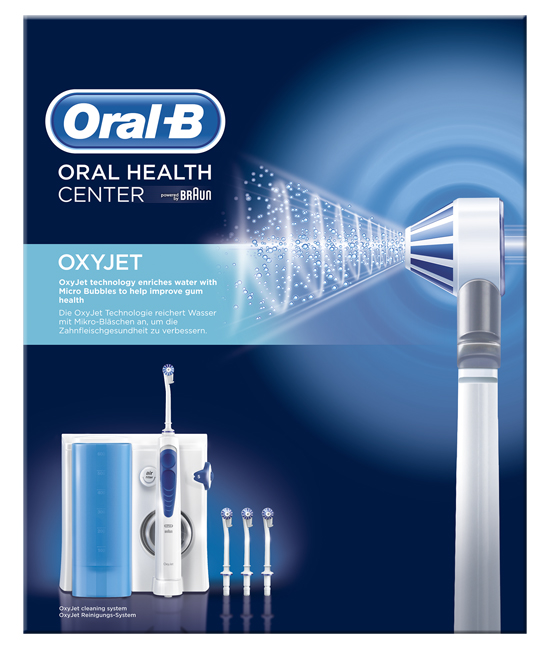 ORAL-B ORAL HEALTH CENTER IDROPULSORE OXYJET MD20 - Farmafamily.it