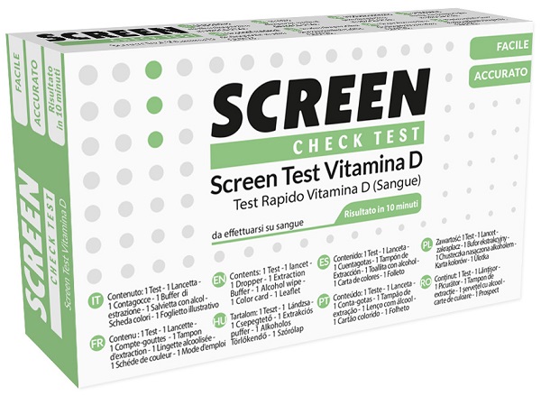 SCREEN TEST RAPIDO 25-IDROSSIVITAMINA D PUNGIDITO 1 PEZZO - Farmafamily.it