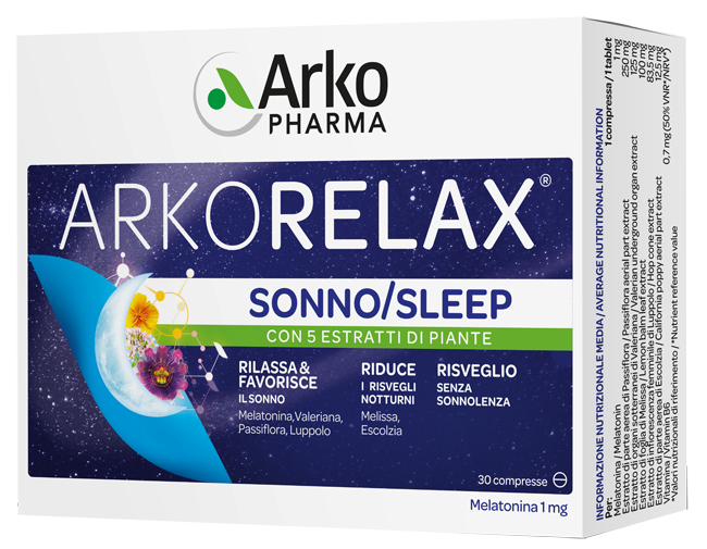 ARKORELAX SONNO 30 COMPRESSE - Farmafamily.it