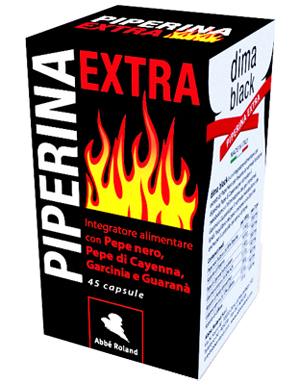 PIPERINA EXTRA DIMA BLACK 45 CAPSULE - Farmafamily.it