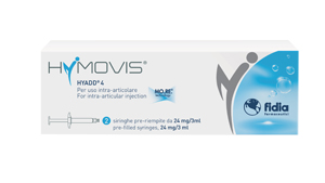 SIRINGA INTRA-ARTICOLARE HYMOVIS ACIDO IALURONICO 24 MG 3 ML 2 PEZZI - Farmafamily.it