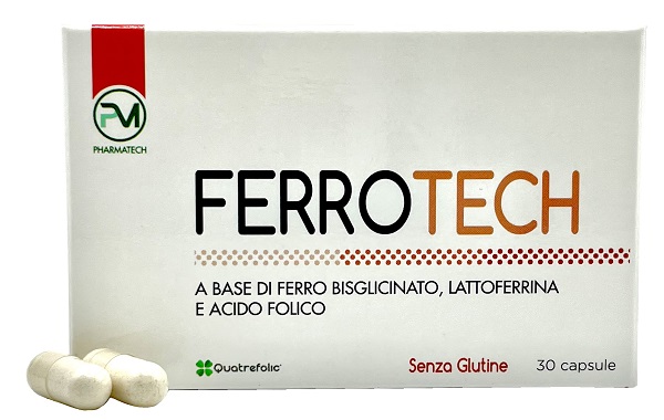 FERROTECH 30 CAPSULE DA 550MG - Farmafamily.it