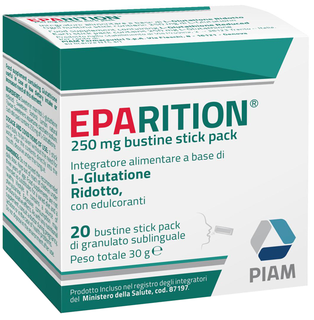 EPARITION 20 BUSTINE STICK PACK DA 250 MG DI GRANULATO SUBLINGUALE - Farmafamily.it