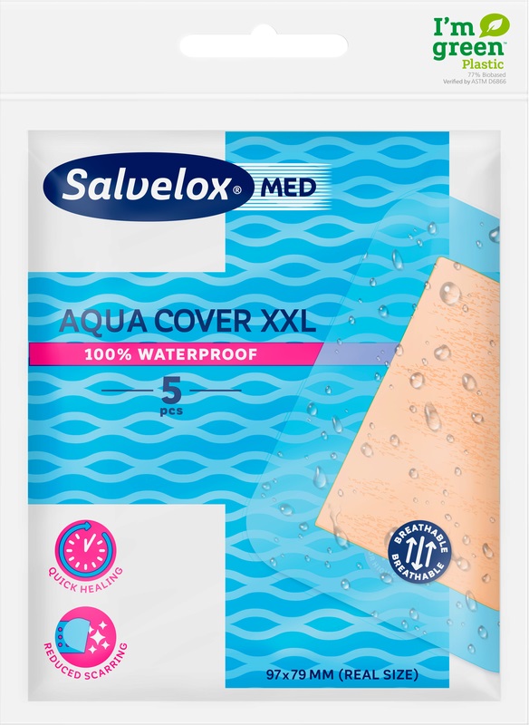 CEROTTO SALVELOX MED AQUA COVER XXL 97X79MM 5 PEZZI - Farmafamily.it
