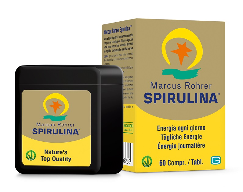 SPIRULINA MARCUS ROHRER TASCABILE 60 COMPRESSE - Farmafamily.it