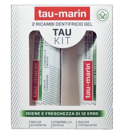 TAUMARIN DENTIFRICIO RINFRESCANTE RICARICA TAU KIT 2X20ML - Farmafamily.it
