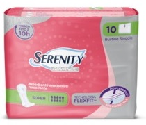 SERENITY ASSORBENTE ADVANCE SUPER 10 PEZZI - Farmafamily.it