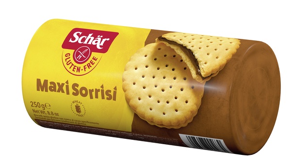 SCHAR MAXI SORRISI BISCOTTI CON CREMA AL CACAO 250 G - Farmafamily.it