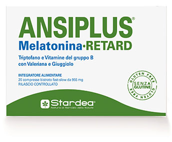 ANSIPLUS RETARD MELATONINA 20 COMPRESSE BISTRATO FAST SLOW 955 MG - Farmafamily.it