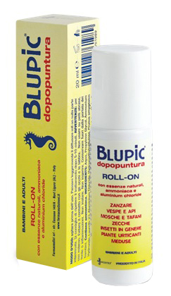 BLUPIC DOPOPUNT ROLL ON CON ESSENZE NATURALI E AMMONIACA ASTUCCIO - Farmafamily.it