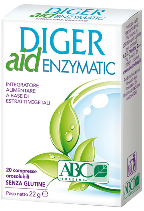DIGER AID ENZYMATIC 20 COMPRESSE - Farmafamily.it