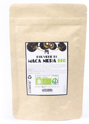 MACA NERA POLVERE BIO 200 G - Farmafamily.it
