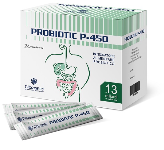 PROBIOTIC P-450 24 STICK MONODOSE 10 ML - Farmafamily.it