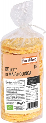 GALLETTE MAIS E QUINOA 120 G - Farmafamily.it