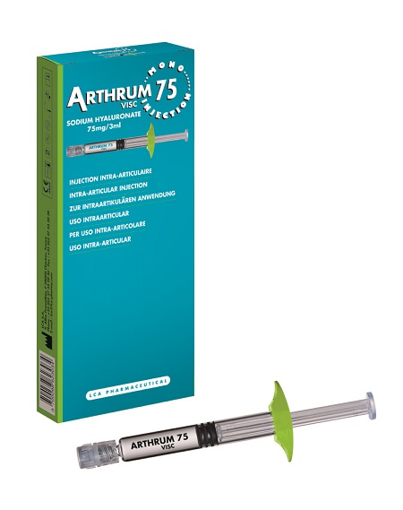 SIRINGA INTRA-ARTICOLARE ARTHRUM VISC 75 MONO INJECTION ACIDO IALURONICO 3 ML - Farmafamily.it