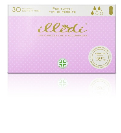ILLEDI ASSORBENTI SUPER MINI 180 MM 30 PEZZI - Farmafamily.it