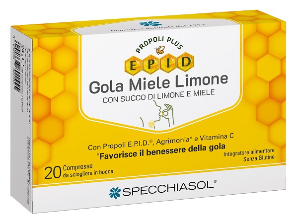 EPID GOLA MIELE LIMONE 20 COMPRESSE - Farmafamily.it
