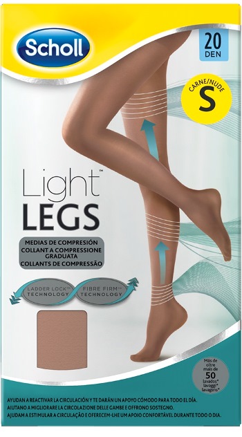 SCHOLL LIGHTLEGS 20 DENARI TAGLIA S COLORE NUDE 1 PAIO - Farmafamily.it