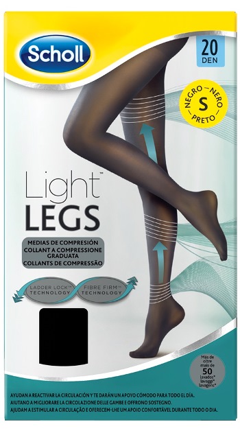 SCHOLL LIGHTLEGS 20 DENARI TAGLIA S COLORE NERO 1 PAIO - Farmafamily.it