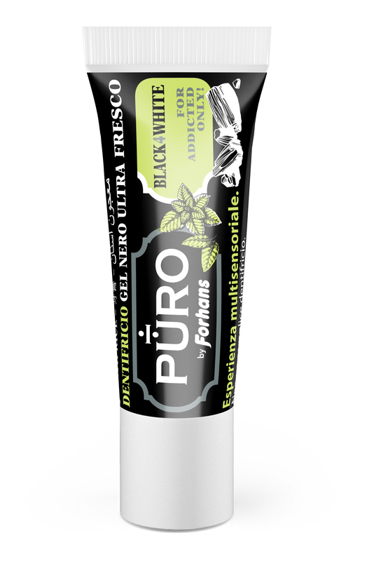 FORHANS BLACK4WHITE DENTIFRICIO 12 ML - Farmafamily.it