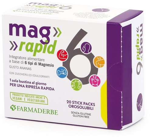 MAG 6 RAPID 20 STICK DA 1,5 G - Farmafamily.it