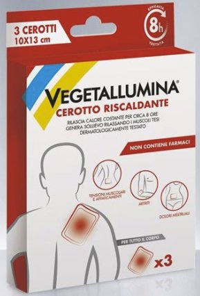 VEGETALLUMINA CEROTTO RISCALDANTE 3 PEZZI - Farmafamily.it