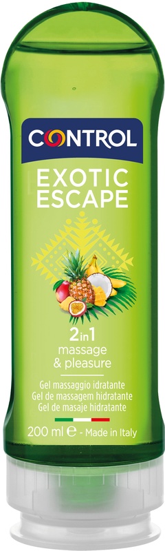 CONTROL GEL PER MASSAGGI EXOTIC ESCAPE 200 ML - Farmafamily.it