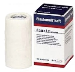 BENDA ELASTICA AUTOADESIVA ELASTOMULL HAFT COMPRESSIONE FORTE 8X400 CM - Farmafamily.it
