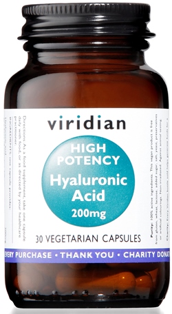 VIRIDIAN HYALURONIC ACID HIGH POTENCY 30 CAPSULE VIRIDIAN ACIDO IALURONICO ALTA CONCENTRAZIONE - Farmafamily.it