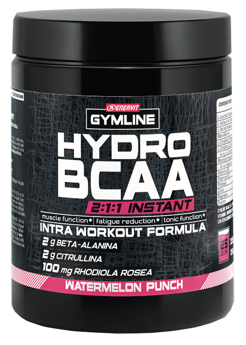 GYMLINE MUSCLE HYDRO BCAA INSTANT WATERMELON POLVERE 335 G - Farmafamily.it