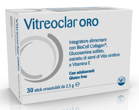 VITREOCLAR ORO 30 BUSTINE OROSOLUBILI DA 2,5 G - Farmafamily.it