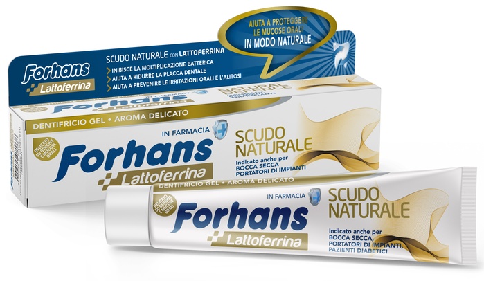 FORHANS DENTIFRICIO SCUDO NATURALE 75 ML - Farmafamily.it